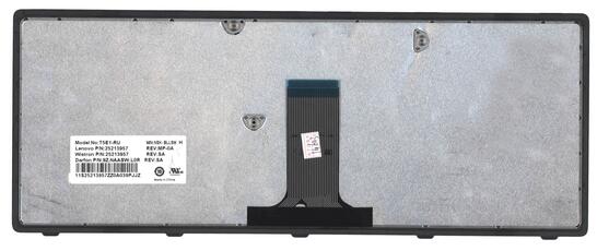 Клавиатура для ноутбука Lenovo IdeaPad (Flex 14, G400s, G405S, S410P, G410S) Black, (Gray Frame) RU - фото 3