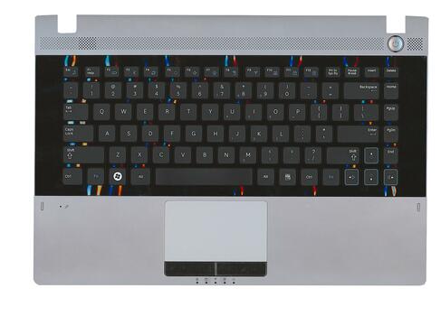 Клавиатура для ноутбука Samsung (RC410) Black, (Black-Gray TopCase), RU Клавиатура для ноутбука Samsung (RC410) Black, (Black-Gray TopCase), RU