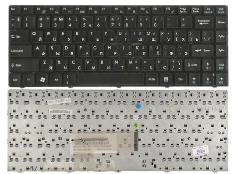 Клавиатура для ноутбука MSI (CX480) Black, (Black Frame), RU