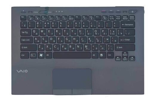 Клавиатура для ноутбука Sony Vaio (VPC-SB) Black, (Gray TopCase), RU Клавиатура для ноутбука Sony Vaio (VPC-SB) Black, (Gray TopCase), RU - фото 3