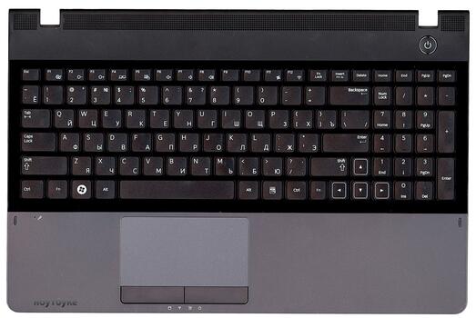 Клавиатура для ноутбука Samsung (300E5A) Black, (Gray TopCase), RU Клавиатура для ноутбука Samsung (300E5A) Black, (Gray TopCase), RU