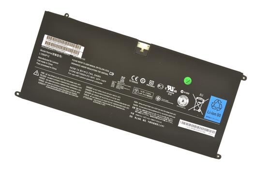 Аккумуляторная батарея для ноутбука Lenovo-IBM L10M4P12 IdeaPad U300s 14.8V Black 3700mAh Orig - фото 4