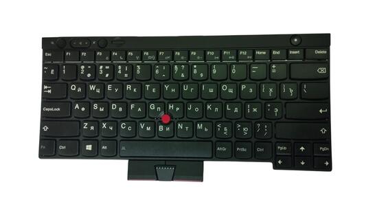 Клавиатура для ноутбука Lenovo ThinkPad (T430, T430I, X230, T530, L430, L530) с указателем (Point Stick) Black, Black Frame, RU - фото 6