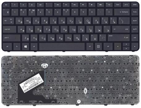 Клавиатура для ноутбука HP Pavilion (Chromebook 14) Black, (Black Frame) RU - фото 6