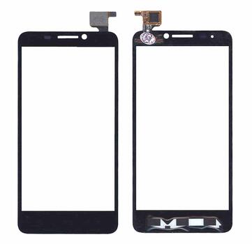 Тачскрин (Сенсорное стекло) для смартфона Alcatel One Touch Idol 6030D черное Тачскрин (Сенсорное стекло) для смартфона Alcatel One Touch Idol 6030D черное