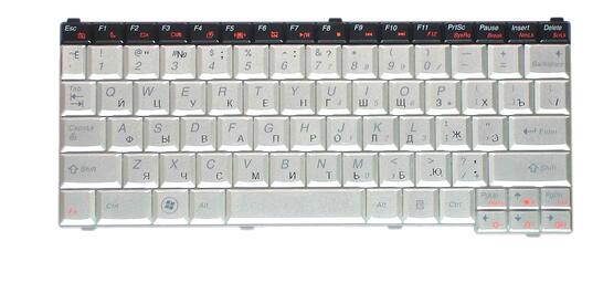 Клавиатура для ноутбука Lenovo Ideapad (U150) Silver, RU Клавиатура для ноутбука Lenovo Ideapad (U150) Silver, RU - фото 2