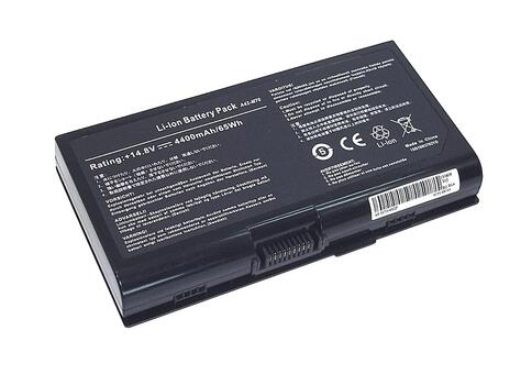 Аккумуляторная батарея для ноутбука Asus A42-F70 M70 14.8V Black 4400mAh OEM
