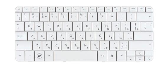 Клавиатура для ноутбука HP Pavilion (DV2-1000, dv2-1020er, dv2-1035er, dv2-1110er) White, RU Клавиатура для ноутбука HP Pavilion (DV2-1000, dv2-1020er, dv2-1035er, dv2-1110er) White, RU - фото 2