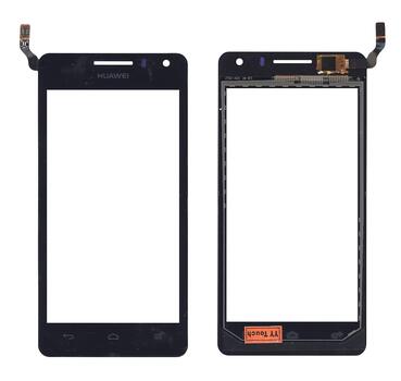 Тачскрин (Сенсорное стекло) для смартфона Huawei Honor 2 U9508 черный Тачскрин (Сенсорное стекло) для смартфона Huawei Honor 2 U9508 черный