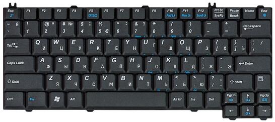 Клавиатура Acer TravelMate (290) Black, RU - фото 2