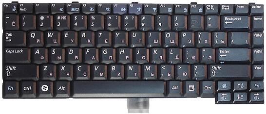 Клавиатура для ноутбука Samsung (G10, G15) Black, RU - фото 2