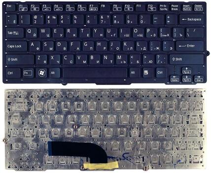 Клавиатура для ноутбука Sony Vaio (VPC-SD, VPC-SB) Black, (NoFrame) RU Клавиатура для ноутбука Sony Vaio (VPC-SD, VPC-SB) Black, (NoFrame) RU
