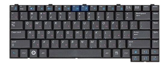 Клавиатура для ноутбука Samsung (X22) Black, RU Клавиатура для ноутбука Samsung (X22) Black, RU - фото 2