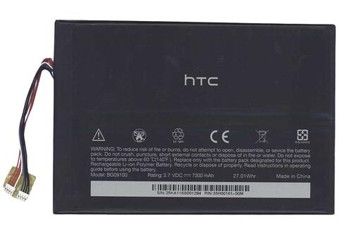 Аккумуляторная батарея для планшета HTC BG09100 P715a 3.7V Black 7300mAh Orig