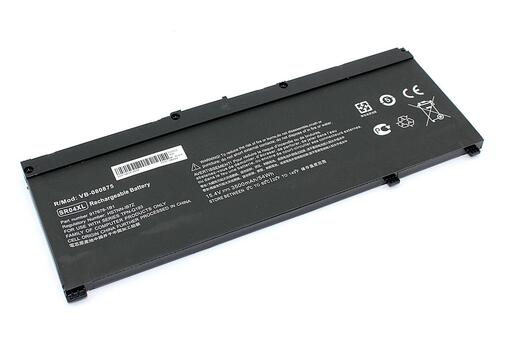 Аккумуляторная батарея для ноутбука HP SR04XL Omen 15-ce 15.4V Black 3500mAh OEM - фото 6
