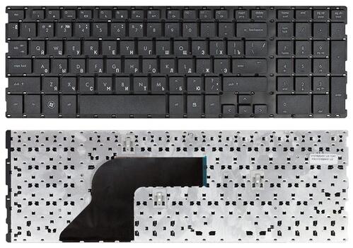Клавиатура для ноутбука HP ProBook (4510S, 4515S, 4710S, 4750S) Black,  (No Frame) RU (горизонтальный энтер) Клавиатура для ноутбука HP ProBook (4510S, 4515S, 4710S, 4750S) Black,  (No Frame) RU (горизонтальный энтер)