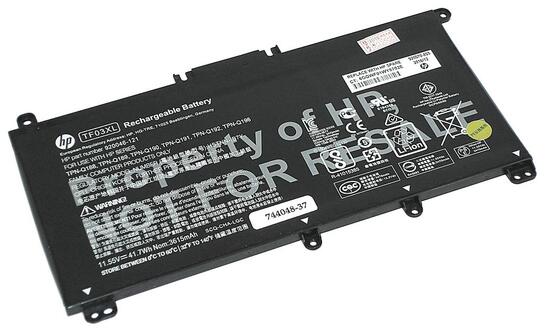 Аккумуляторная батарея для ноутбука HP TF03XL Pavilion 15-cc 11.55V Black 3630mAh Orig Аккумуляторная батарея для ноутбука HP TF03XL Pavilion 15-cc 11.55V Black 3630mAh Orig