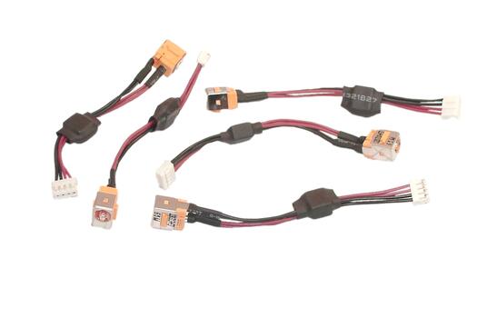 Разъем питания для ноутбука Acer Aspire 5720, 5310, 5320, 5520 с кабелем (желтый)