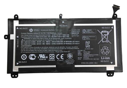 Аккумуляторная батарея для ноутбука HP SF02XL Pavilion 10-k 7.4V Black 2860mAh Orig - фото 6