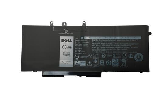 Усиленная аккумуляторная батарея для ноутбука Dell DV9NT Latitude 15 3520 7.6V Black 8500mAh OEM - фото 6