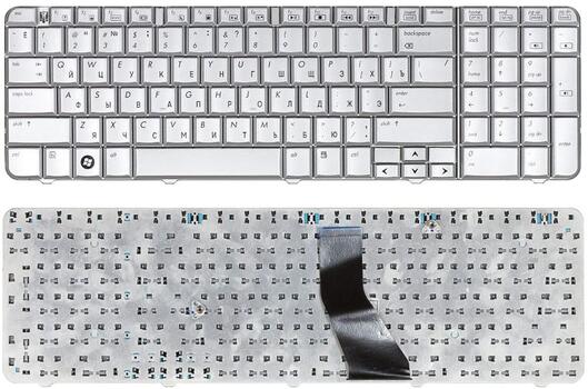 Клавиатура для ноутбука HP Pavilion (G70) Silver, RU