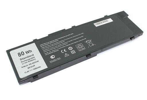 Аккумуляторная батарея для ноутбука Dell 0FNY7 Precision 15 7520 11.4V Black 7000mAh OEM