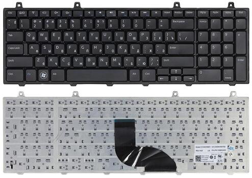 Клавиатура для ноутбука Dell Studio 1745, 1747, 1749, XPS 17 L701X  Black, RU