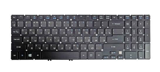 Клавиатура для ноутбука Acer Aspire V5, V5-531, V5-531G, V5-551, V5-551G, V5-571, V5-571G, V5-571P с подсветкой (Light), Black, (No Frame) RU - фото 6