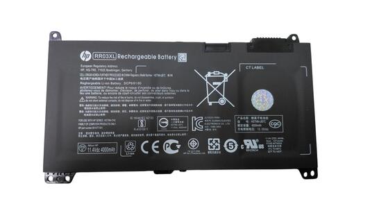 Аккумуляторная батарея для ноутбука HP RR03XL G4 440 11.4V Black 4000mAh Orig
