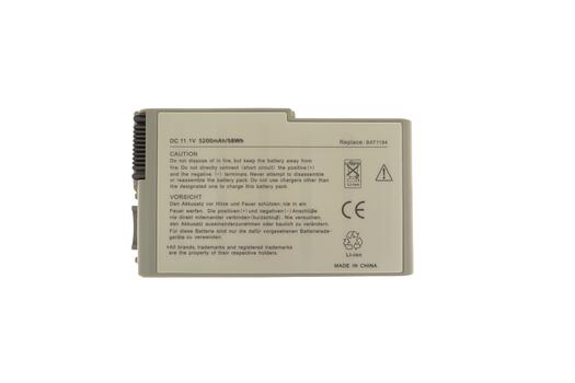 Аккумуляторная батарея для ноутбука Dell BAT1194 Latitude D600 11.1V Grey 5200mAh OEM - фото 2