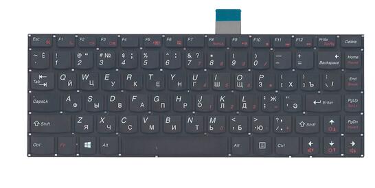Клавиатура для ноутбука Lenovo IdeaPad (M490S, M4400S, B4400S, B4450S, B490S, M495S) Black, (No Frame) RU - фото 2