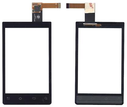 Тачскрин (Сенсорное стекло) для смартфона Philips Xenium W930 черный