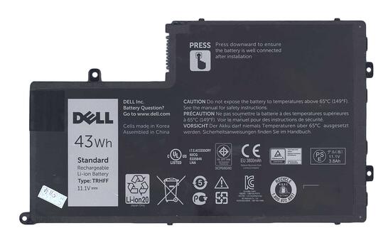 Аккумуляторная батарея для ноутбука Dell TRHFF Inspiron 14-5447 11.1V Black 3705mAh Orig Аккумуляторная батарея для ноутбука Dell TRHFF Inspiron 14-5447 11.1V Black 3705mAh Orig