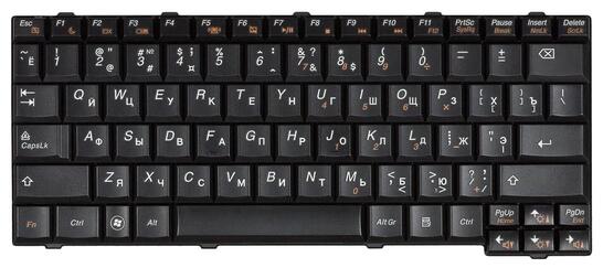 Клавиатура для ноутбука Lenovo IdeaPad (S12) Black, RU - фото 2