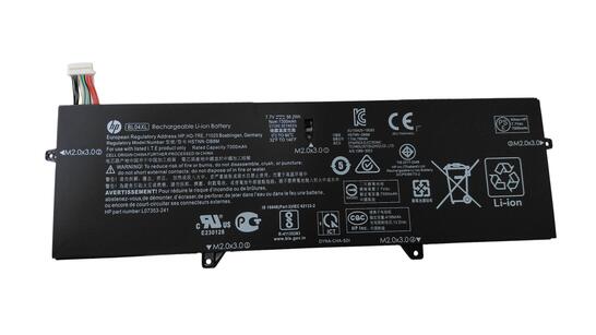 Аккумуляторная батарея для ноутбука HP BL04XL EliteBook x360 1040 G5 7.7V Black 7300mAh OEM