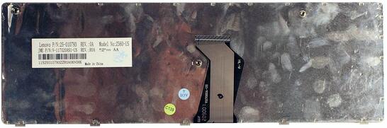 Клавиатура для ноутбука Lenovo IdeaPad (Z560, Z565, G570, G770) Black, (Gray Frame), RU - фото 3