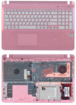 Клавиатура для ноутбука Sony FIT 15 (SVF15) Gray, (Pink TopCase), RU - фото 6