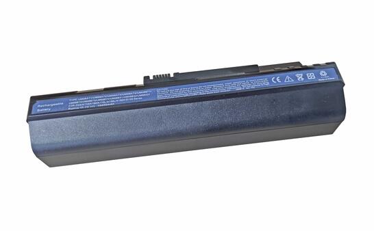 Усиленная аккумуляторная батарея для ноутбука Acer UM08A73 Aspire One 11.1V Black 10400mAh OEM