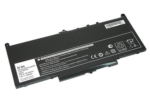 Аккумуляторная батарея для ноутбука Dell J60J5 Latitude 12 E7270 7.6V Black 7200mAh OEM Аккумуляторная батарея для ноутбука Dell J60J5 Latitude 12 E7270 7.6V Black 7200mAh OEM