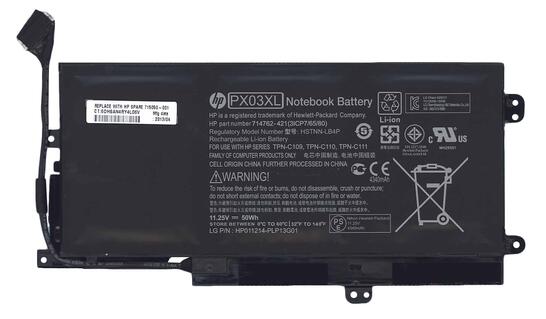 Аккумуляторная батарея для ноутбука HP Compaq HSTNN-LB4P Envy 14-K 11.25V Black 4340mAh Orig Аккумуляторная батарея для ноутбука HP Compaq HSTNN-LB4P Envy 14-K 11.25V Black 4340mAh Orig