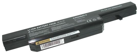 Аккумуляторная батарея для ноутбука DNS C4500BAT6 Clevo C4500 11.1V Black 5200mAh OEM - фото 6