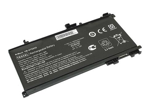 Аккумуляторная батарея для ноутбука HP TE03 Omen 15-AX 11.55V Black 3500mAh OEM - фото 6