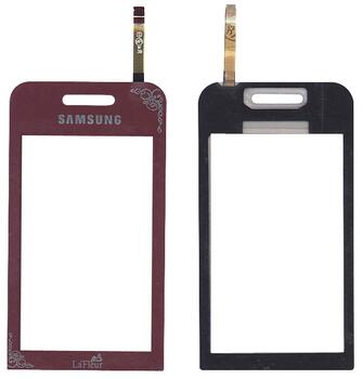 Тачскрин (Сенсорное стекло) для смартфона Samsung Star GT-S5230 красный Тачскрин (Сенсорное стекло) для смартфона Samsung Star GT-S5230 красный