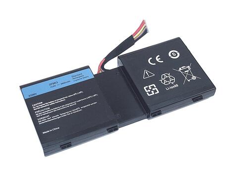Аккумуляторная батарея для ноутбука Dell 2F8K3 Alienware 17 R1 14.8V Black 5200mAh OEM - фото 6