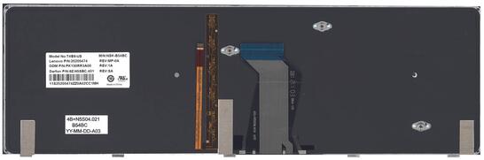 Клавиатура для ноутбука Lenovo IdeaPad (Y500) с подсветкой (Light), Black, (Black Frame) RU Клавиатура для ноутбука Lenovo IdeaPad (Y500) с подсветкой (Light), Black, (Black Frame) RU - фото 3