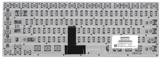 Клавиатура для ноутбука Toshiba Satellite (Z930, U900, U920T, U840, U800) Black, (Gray Frame) RU - фото 3