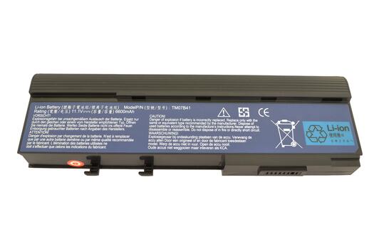 Усиленная аккумуляторная батарея для ноутбука Acer BTP-ANJ1 Aspire 3620 11.1V Black 6600mAh OEM - фото 4
