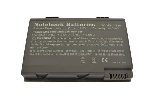 Аккумуляторная батарея для ноутбука Toshiba PA3595U Satellite Pro U300 14.8V Black 4400mAh OEM - фото 4