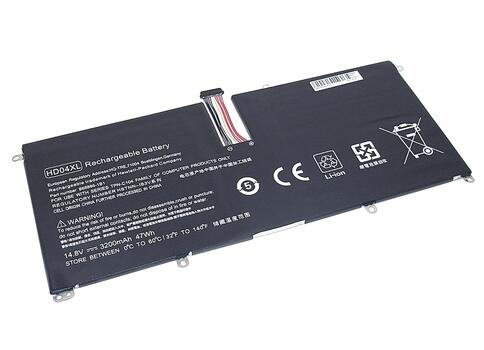 Аккумуляторная батарея для ноутбука HP HD04XL Envy 13-2000eg Spectre XT Ultrabook 14.8V Black 3200mAh OEM Аккумуляторная батарея для ноутбука HP HD04XL Envy 13-2000eg Spectre XT Ultrabook 14.8V Black 3200mAh OEM