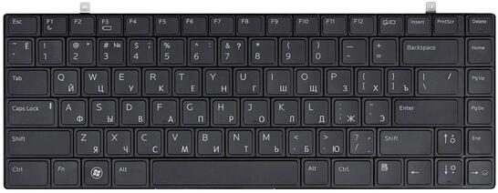 Клавиатура для ноутбука Dell Studio XPS (13, 1340, 16, 1640, 1645, 1647) с подсветкой (Light) Black, RU - фото 2